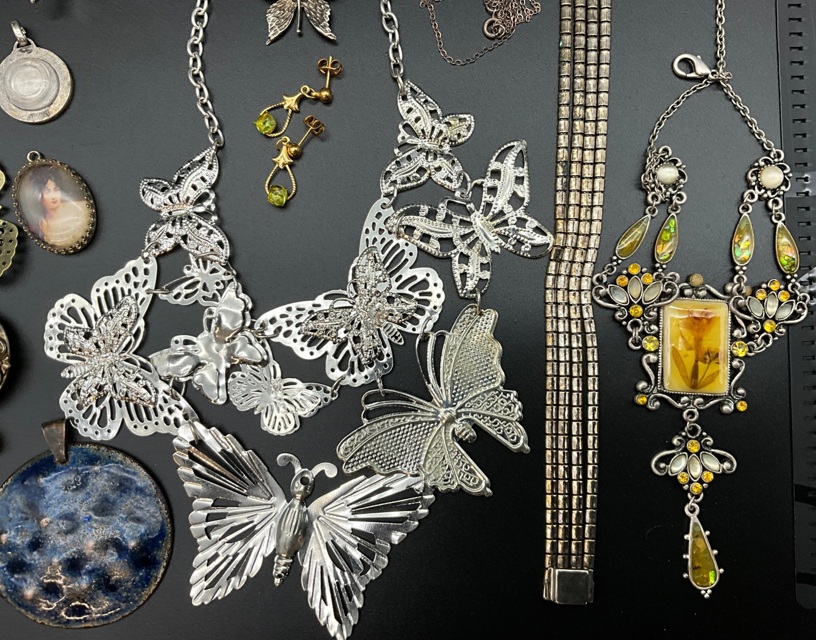 Vintage Butterfly and Botanical Theme Costume Jewelry Collection - 4