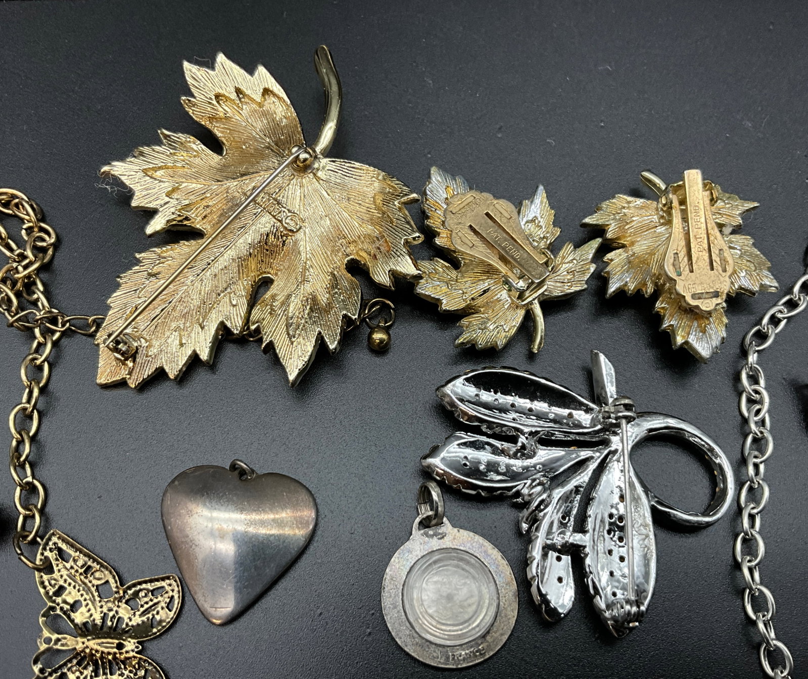 Vintage Butterfly and Botanical Theme Costume Jewelry Collection - 6
