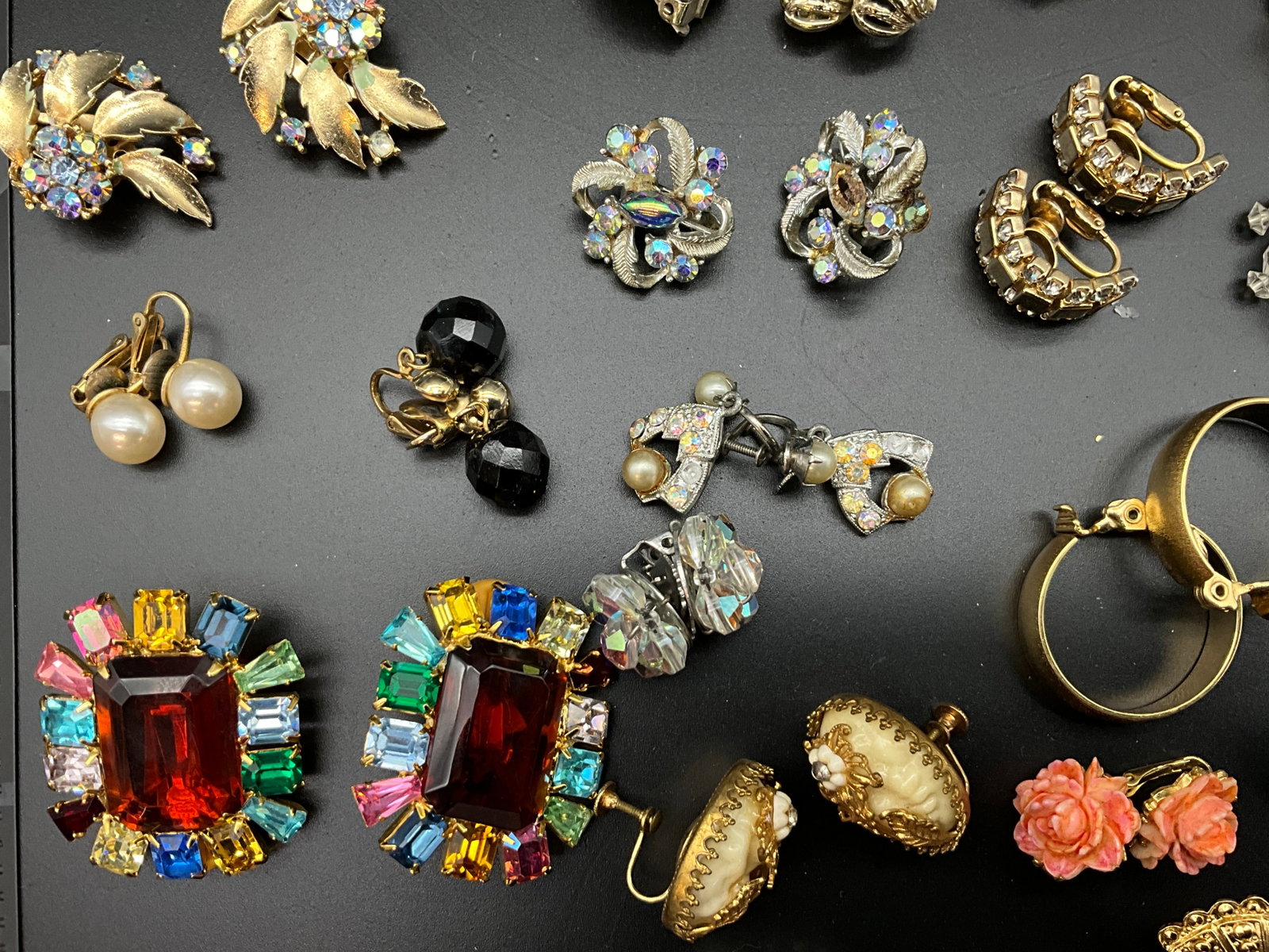 A Collection of Vintage Costume Jewelry with Coro Signed Pieces - 3