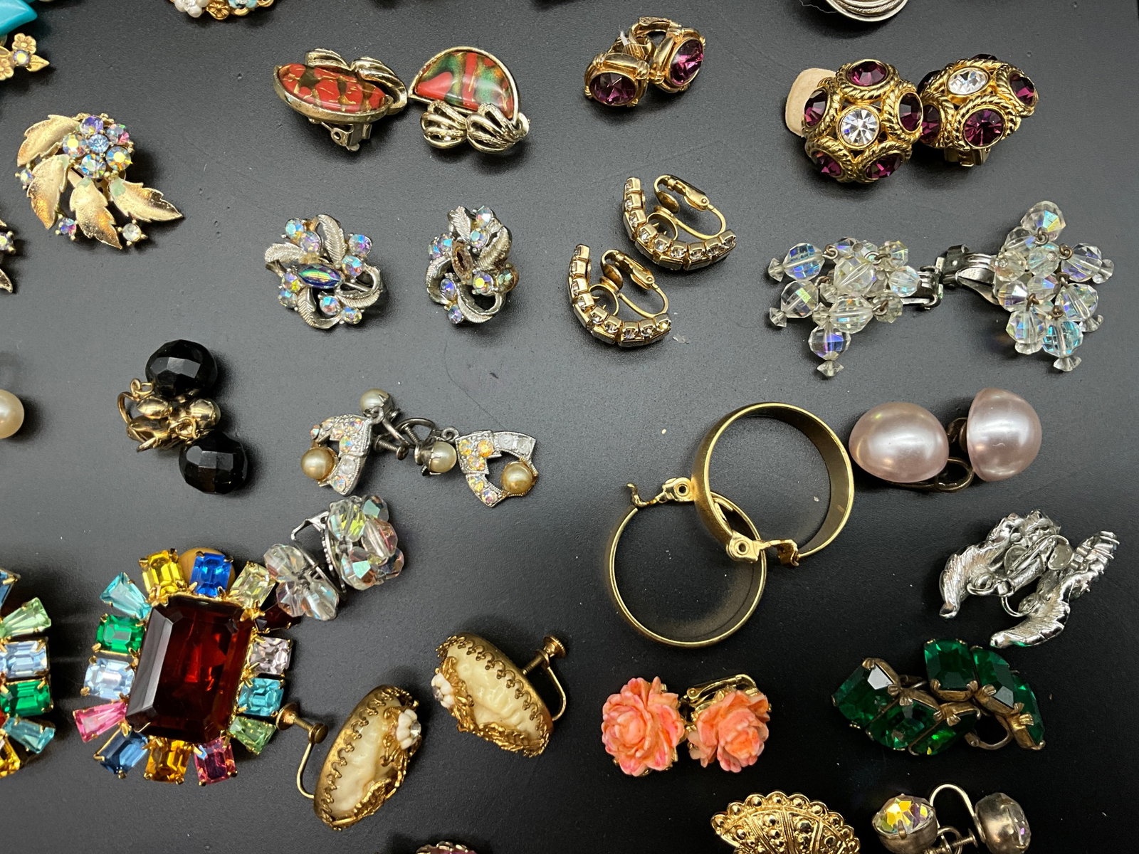 A Collection of Vintage Costume Jewelry with Coro Signed Pieces - 6