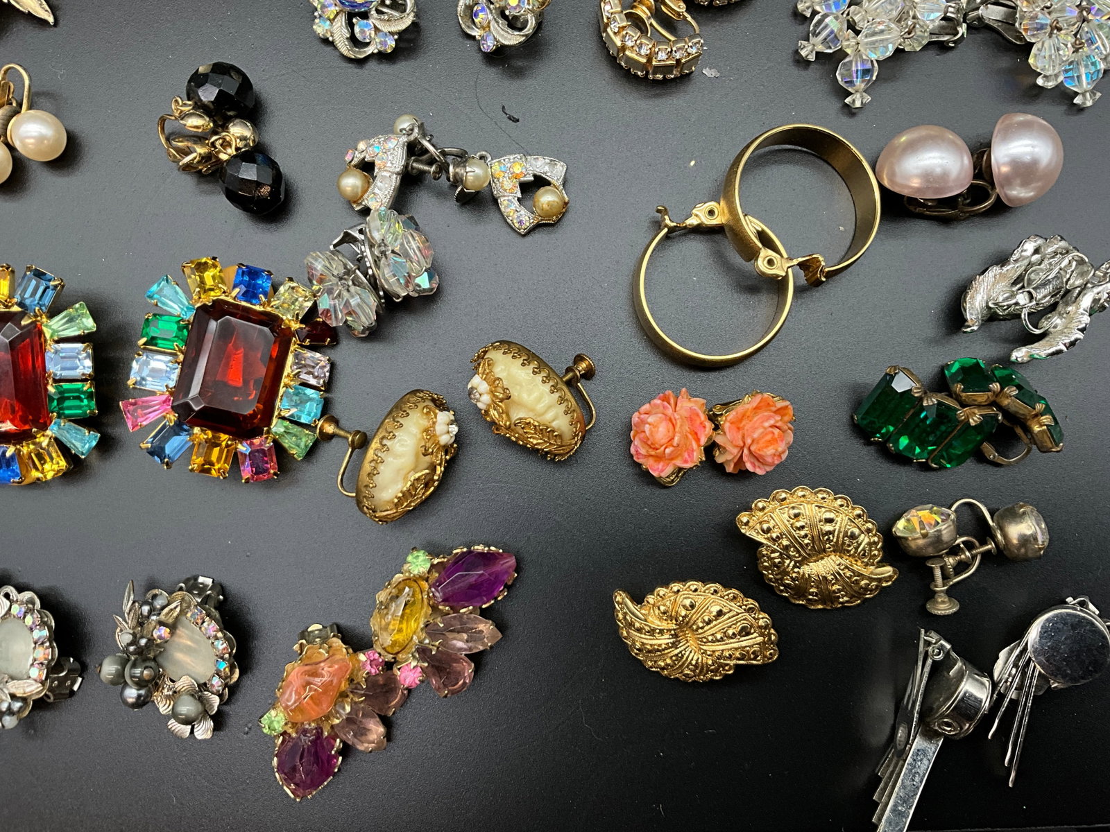 A Collection of Vintage Costume Jewelry with Coro Signed Pieces - 7