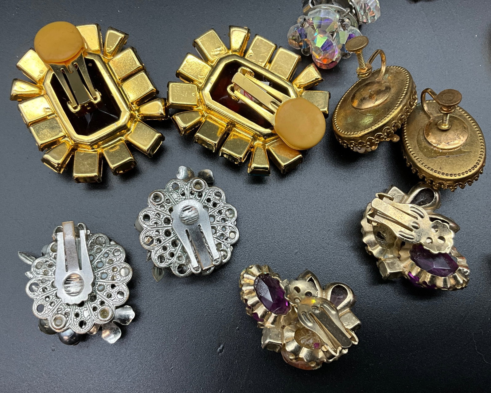 A Collection of Vintage Costume Jewelry with Coro Signed Pieces - 8