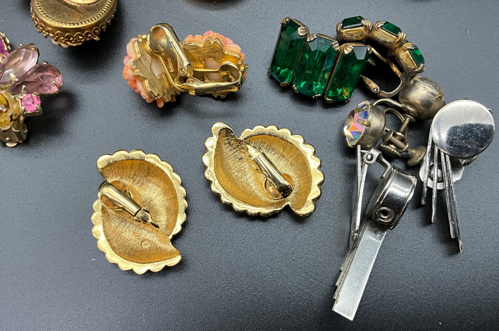 A Collection of Vintage Costume Jewelry with Coro Signed Pieces - 9
