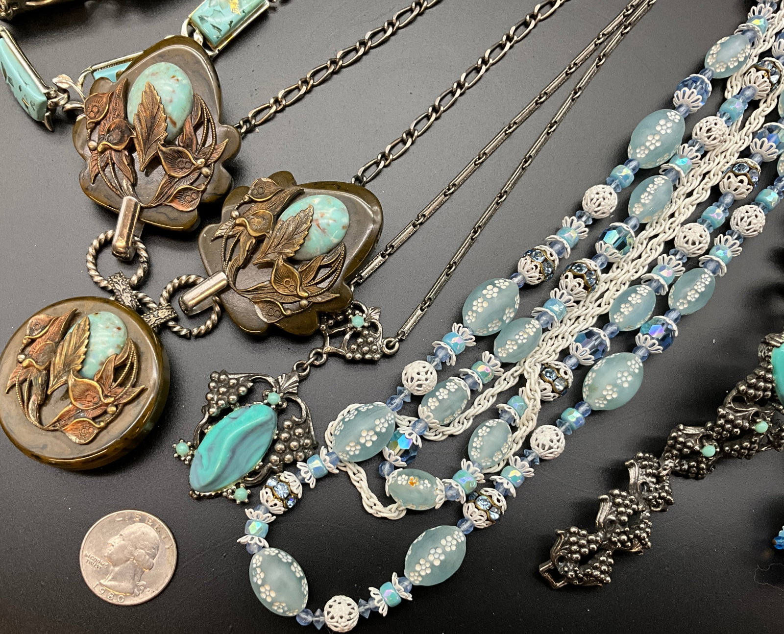 A Collection of Vintage Mid-Century Modern Costume Jewelry - 2