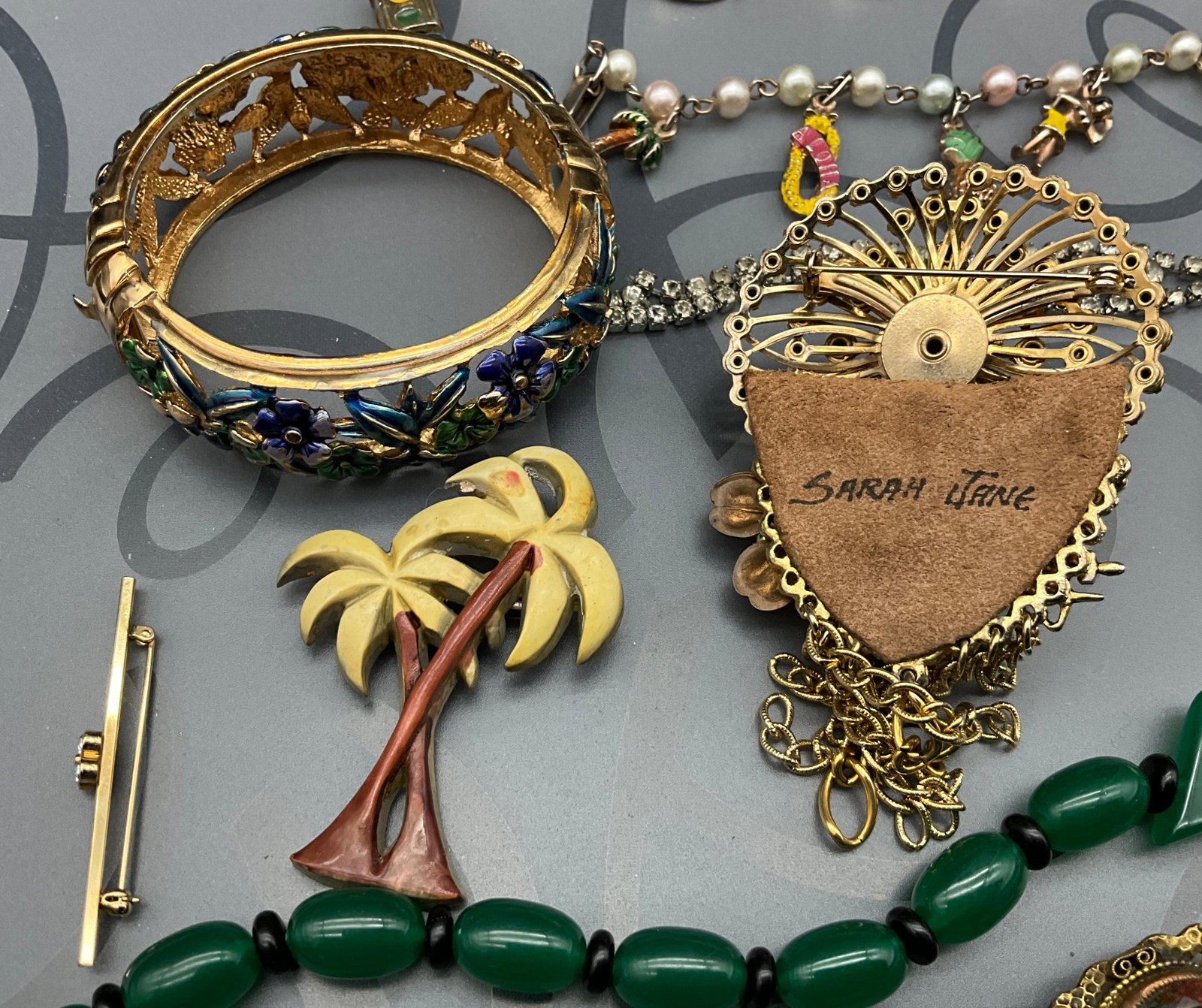A Collection of Vintage Holiday and Artisan Costume Jewelry - 4