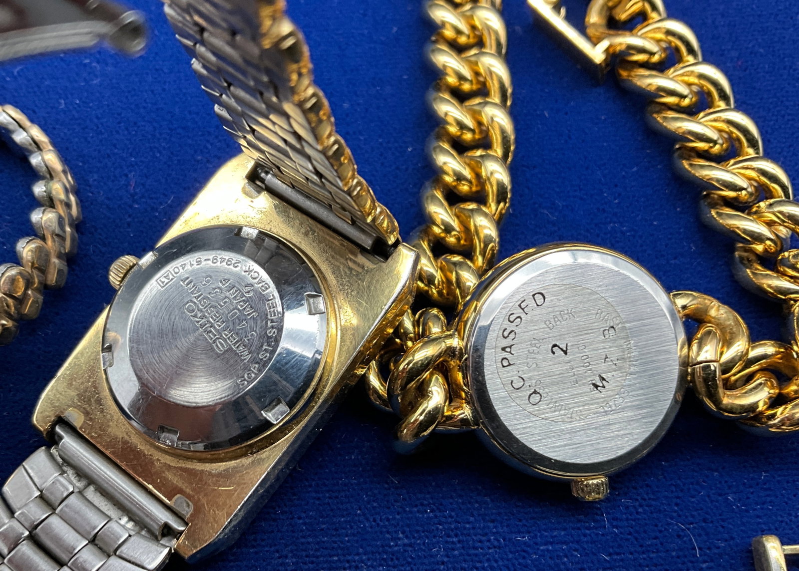 A Collection of Eleven Vintage and Modern Metal Wristwatches - 7