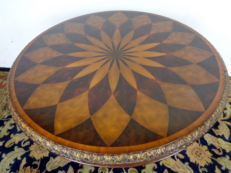 Maitland Smith Style Inlaid Table (1 of 3)
