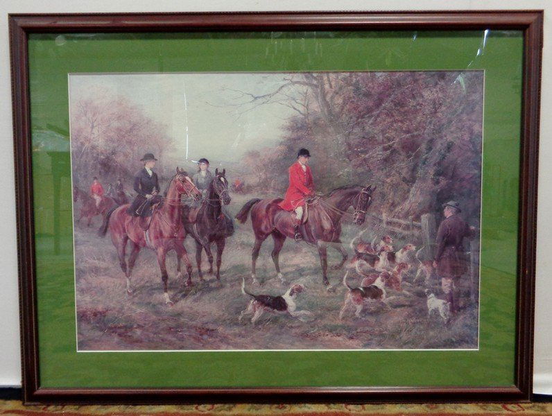 Hunt Scene Print, "On the Hunt" (1 of 1)