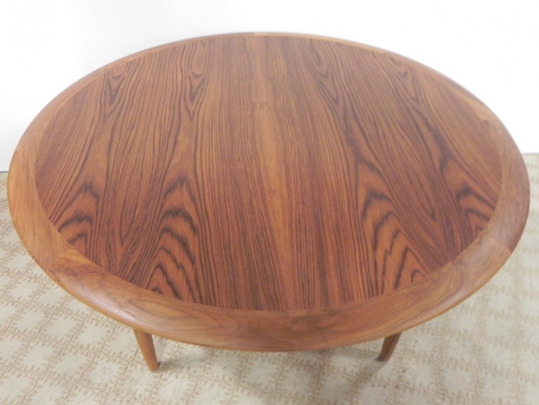 Mid Century Danish Teak Round Stand (1 of 4)