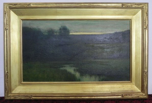 OIL ON CANVAS WITH GOLD FRAME (1 of 1)