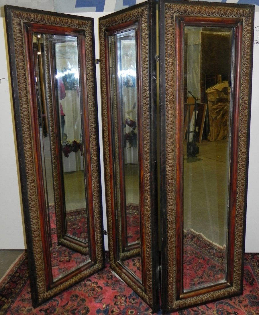 TIN FRAMED PANEL MIRRO (1 of 3)