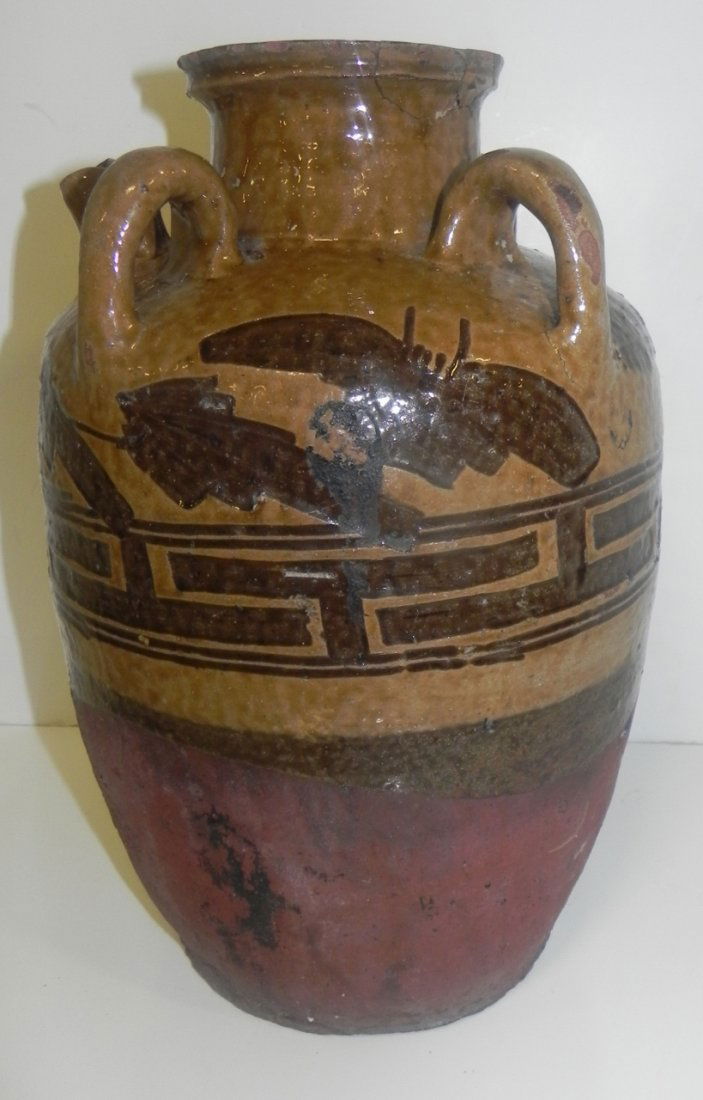 DECORATED POTTERY VASE (1 of 6)