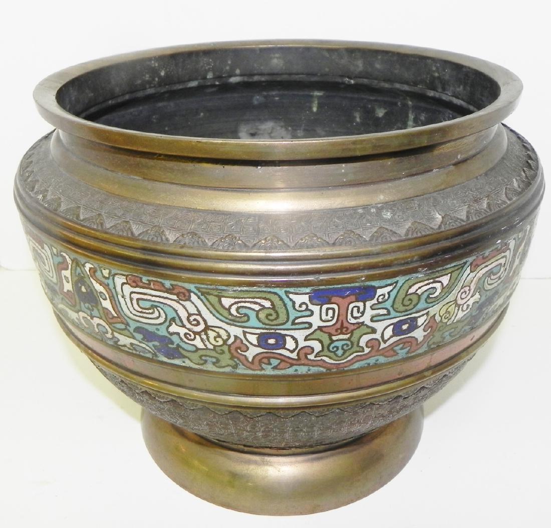 DECORATED BRASS VASE (1 of 5)