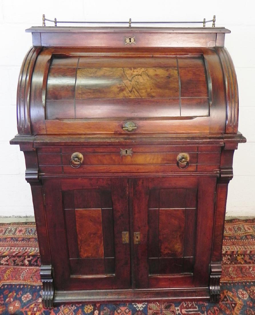 VICTORIAN CYLINDER DESK