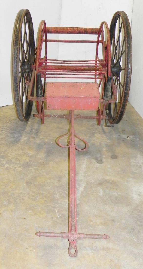 ANTIQUE FIRE HOSE CART