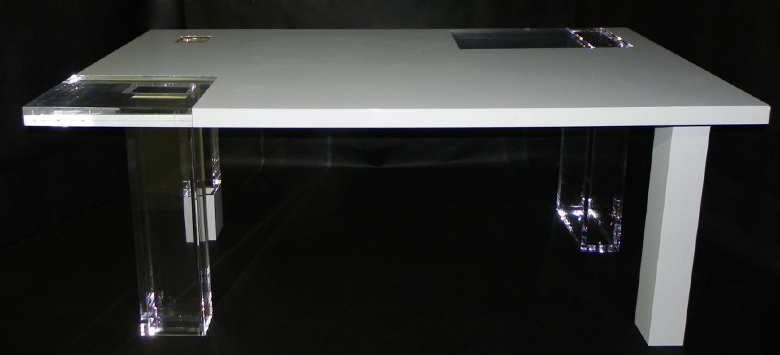 LARGE LUCITE TABLE (1 of 11)
