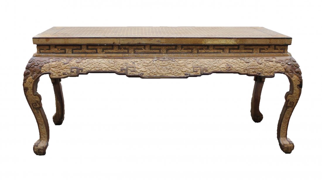 CHINESE HUANGYANG WOOD INLAID  ROSEWOOD TEA TABLE (1 of 8)