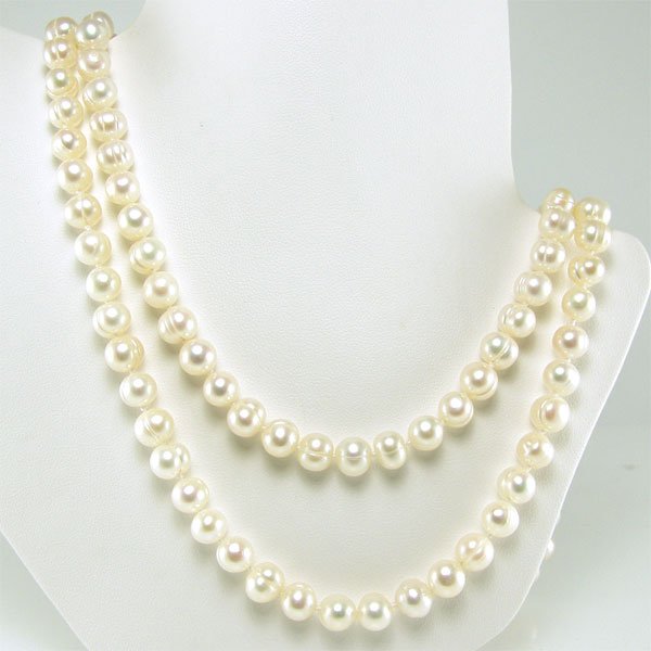 6.5-7.5mm Freshwater Pearl Necklace 48in