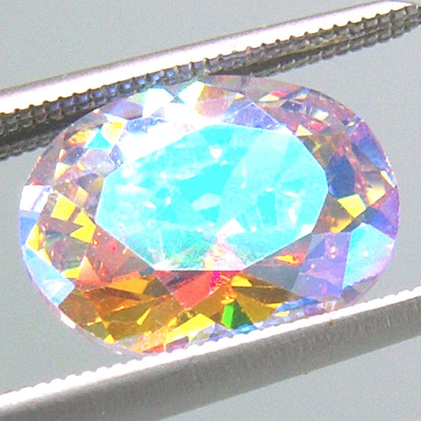 3.95ct Mercury Mist Topaz 10X8mm