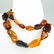 12370: 28" LG MULTI-COLORED AMBER NUGGET STRAND