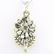 12367: WINDSOR-STERLING FLOWER W/ STEM/LEAF CHARM .925