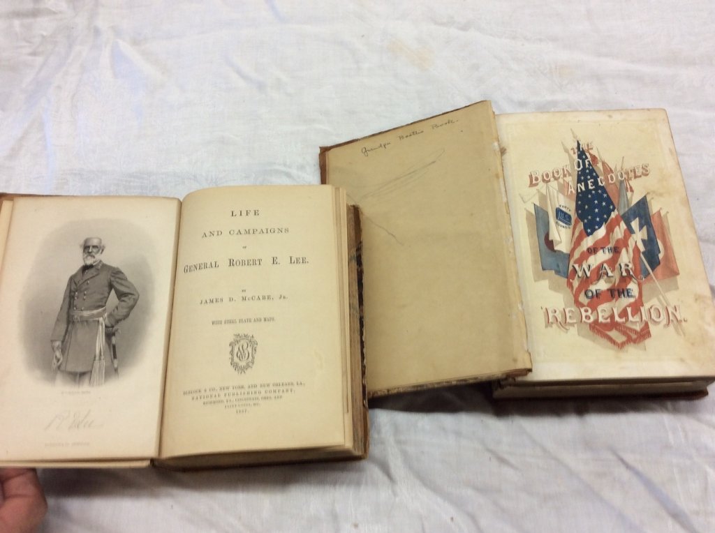 2 BOOKS LIFE OF ROBERT E LEE 1867, 1866 1ST EDITN: 2 BOOKS LIFE OF ROBERT E LEE 1867, 1866 1ST EDITN