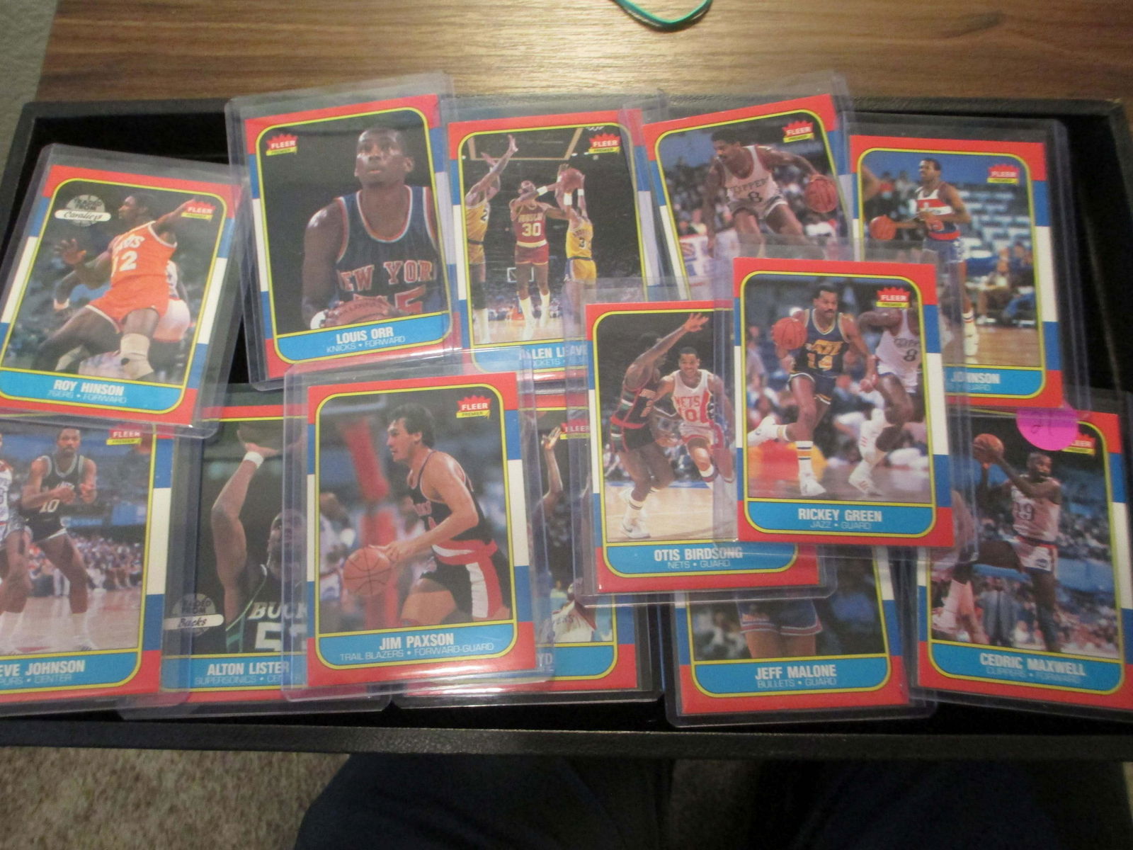 lot of 13 1986 fleer basketball cards (1 of 1)