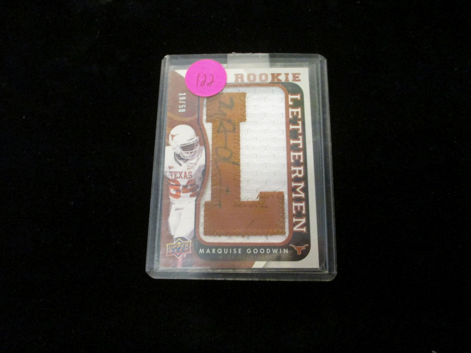 2013 upper deck exclusive patch and jersey and number (1 of 1)