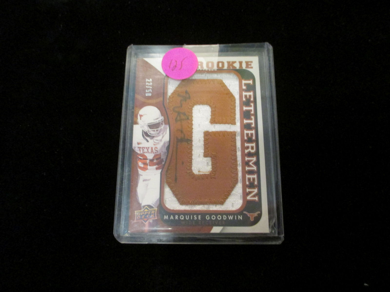 2016 upper deck exclusive patch and jersey and number (1 of 1)