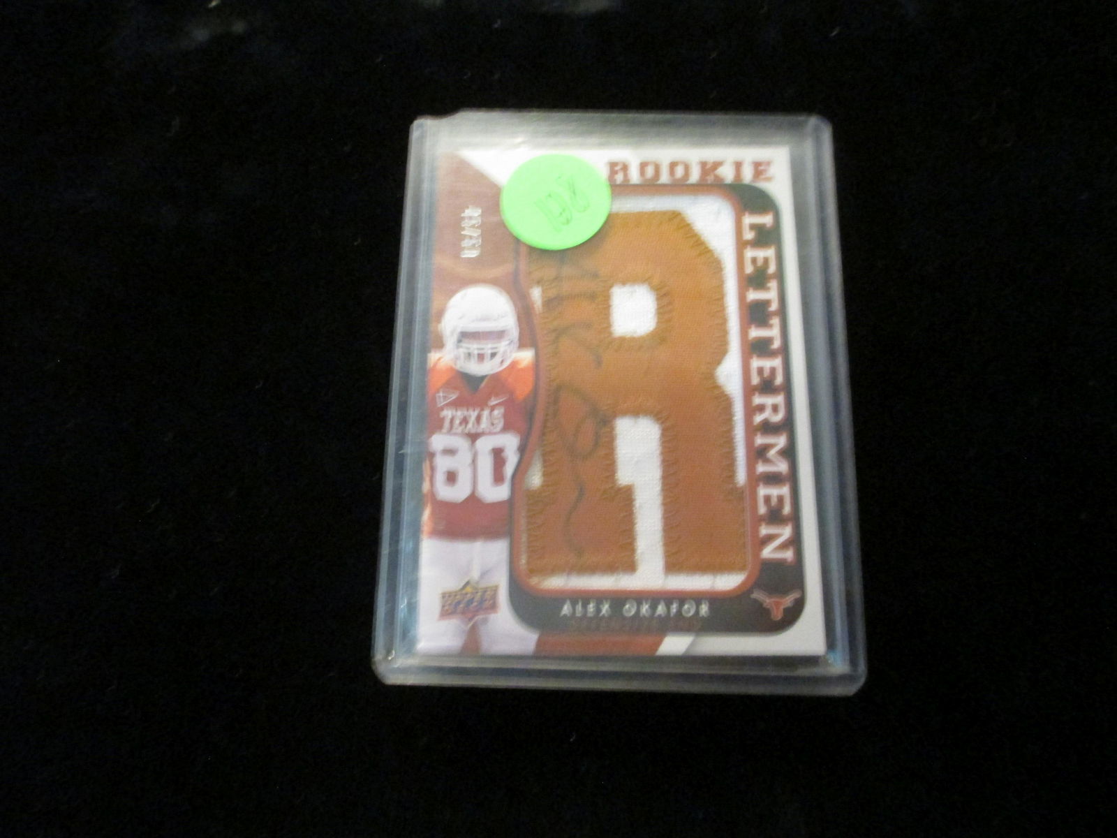 2019 upper deck exclusive patch and jersey and number (1 of 1)