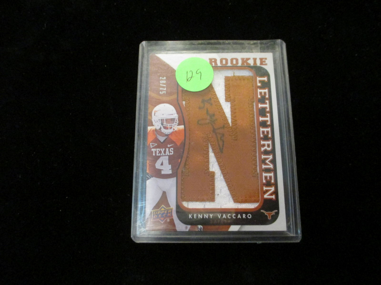 2020 upper deck exclusive patch and jersey and number (1 of 1)