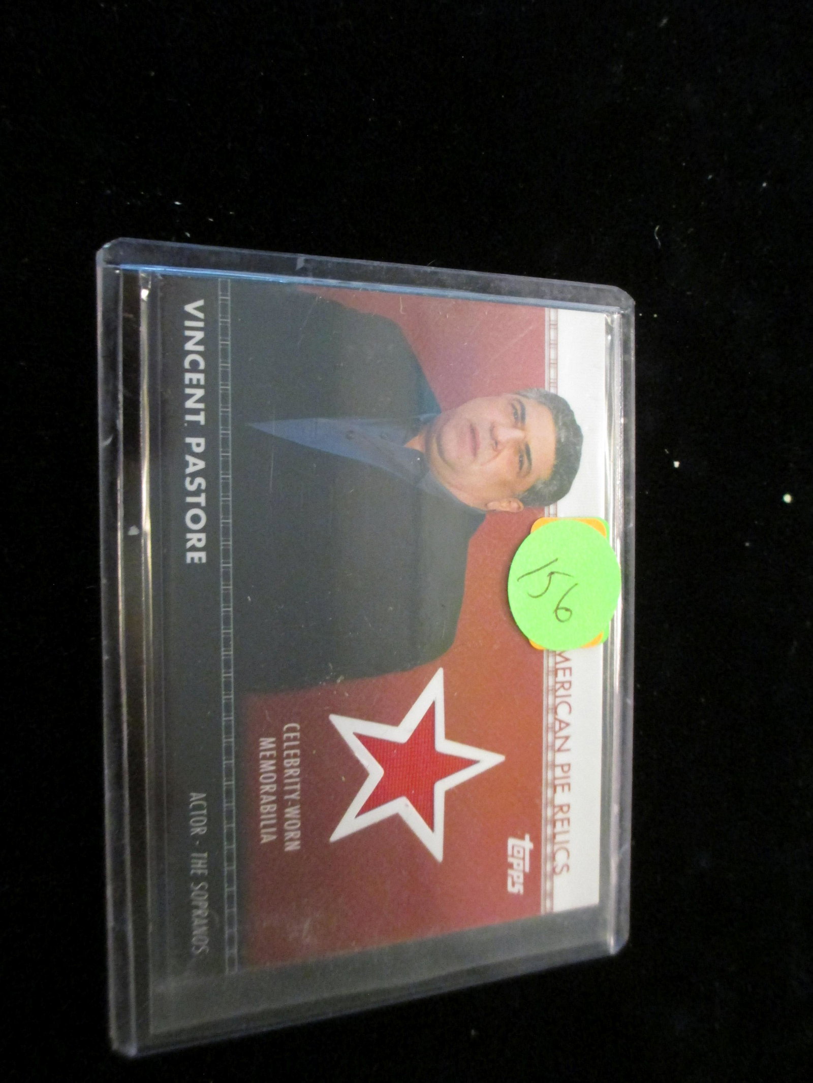 american pie relics vincent pastore jersey card the: topps