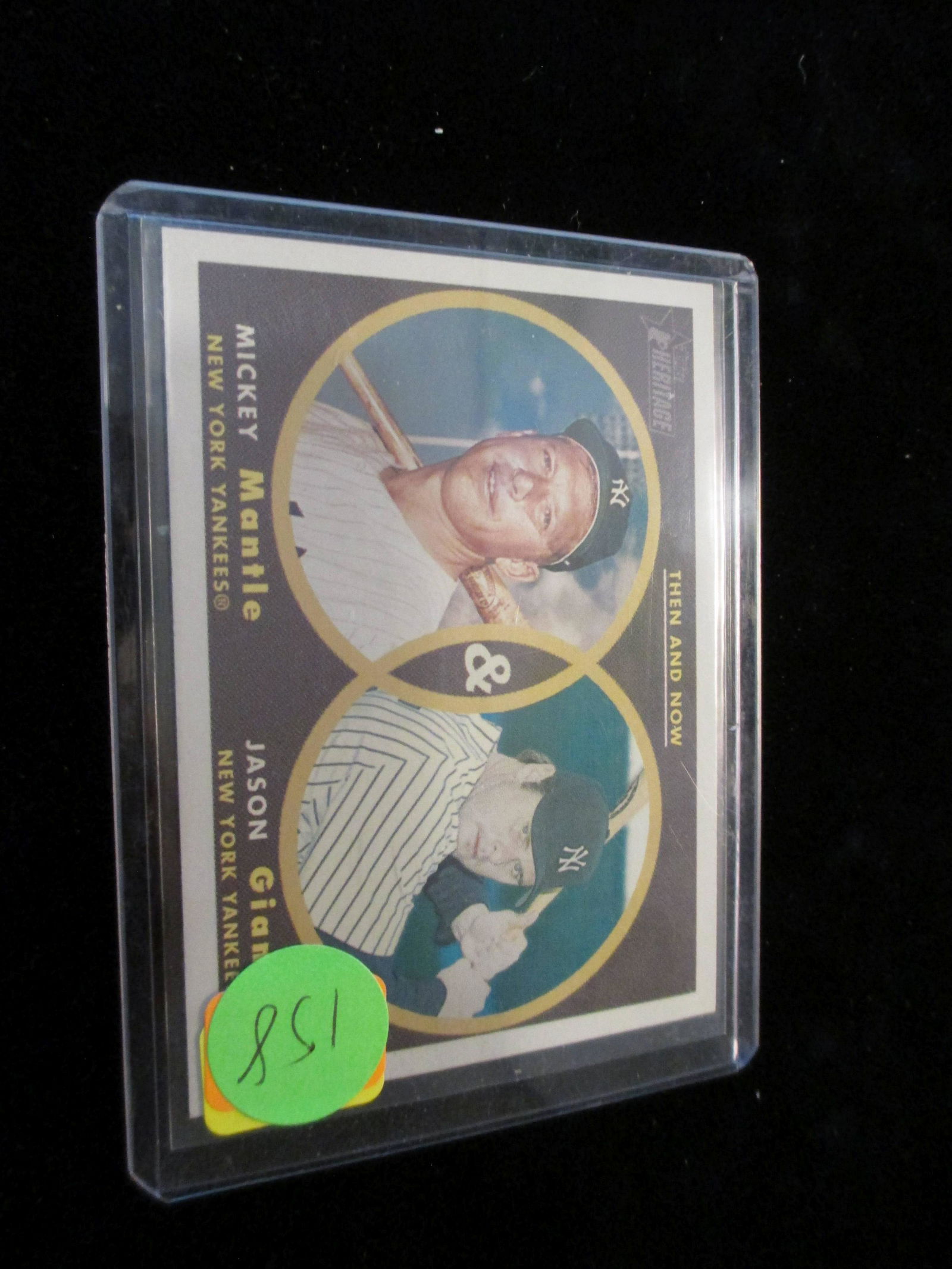 2006 topps mickey mantle and jason giambe (1 of 1)