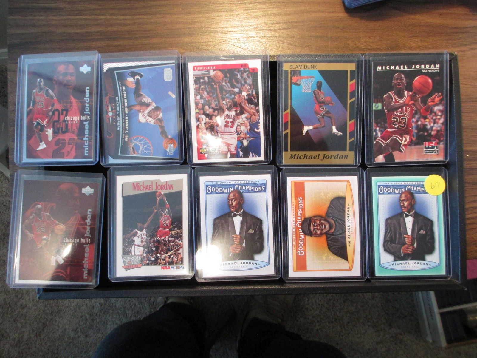 michael jordan card lot 10 cards total (1 of 1)