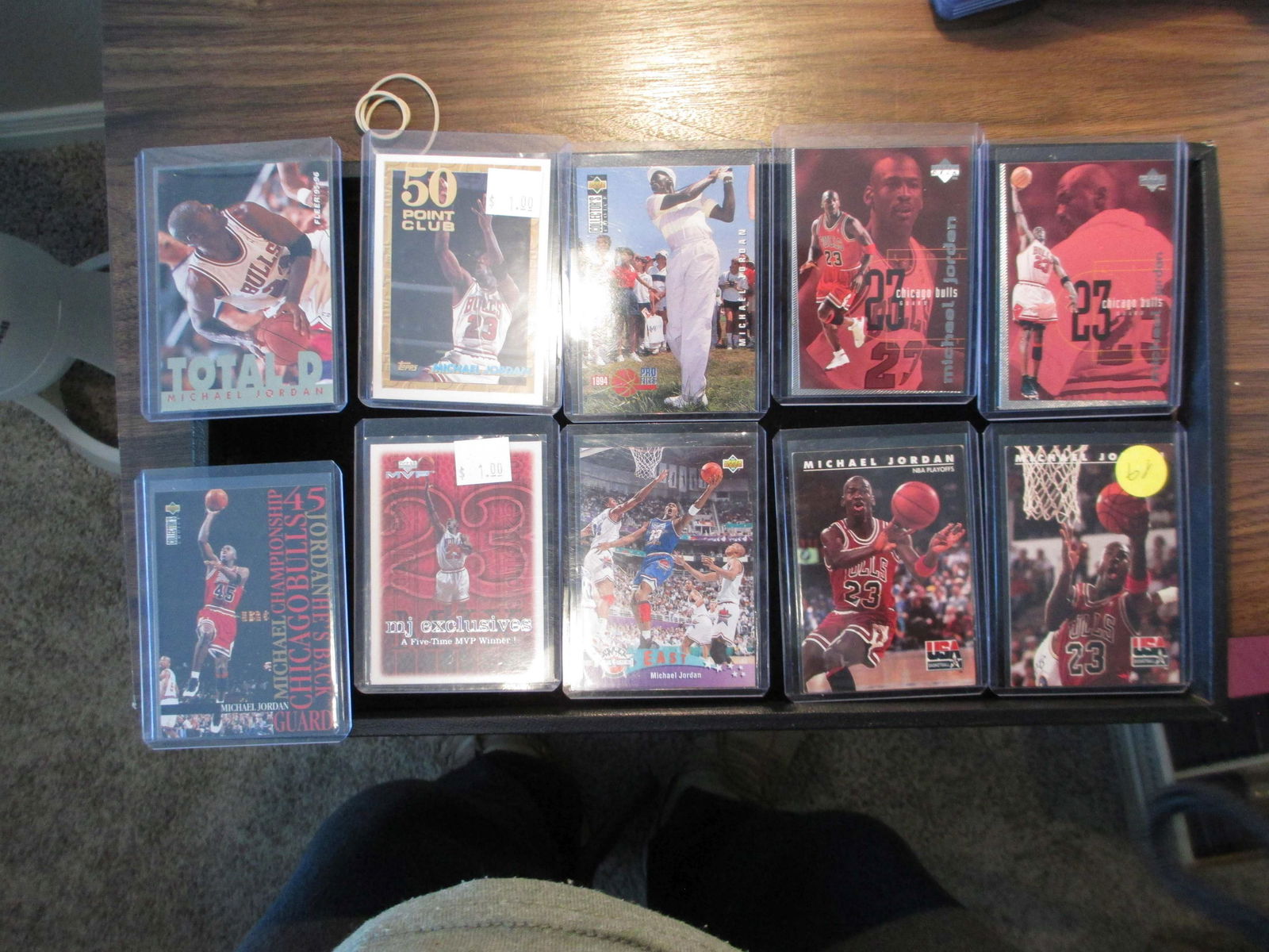michael jordan card lot 10 cards total (1 of 1)