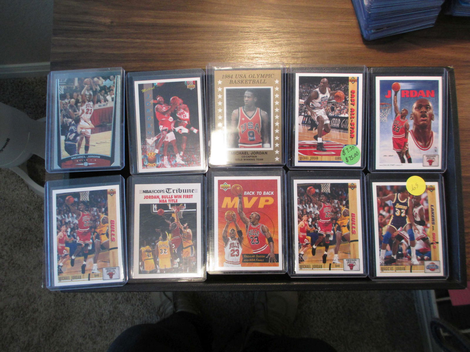 michael jordan card lot 10 cards total (1 of 1)