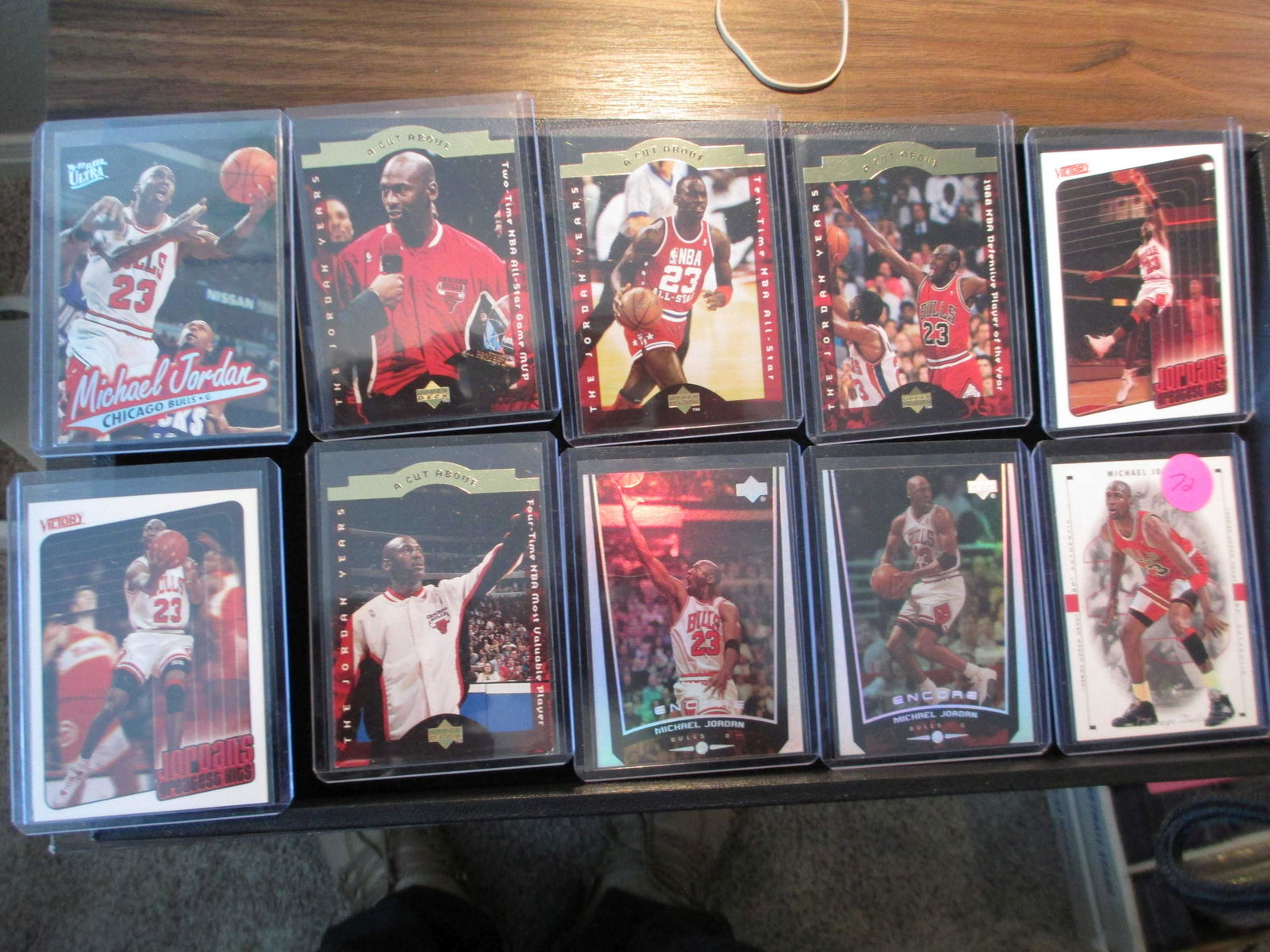 michael jordan card lot 10 cards total (1 of 1)