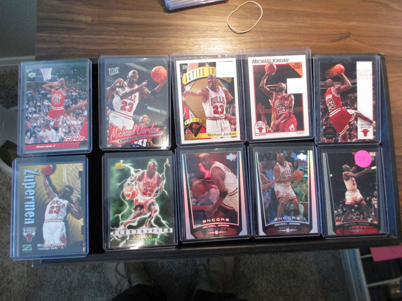 michael jordan card lot 10 cards total (1 of 1)