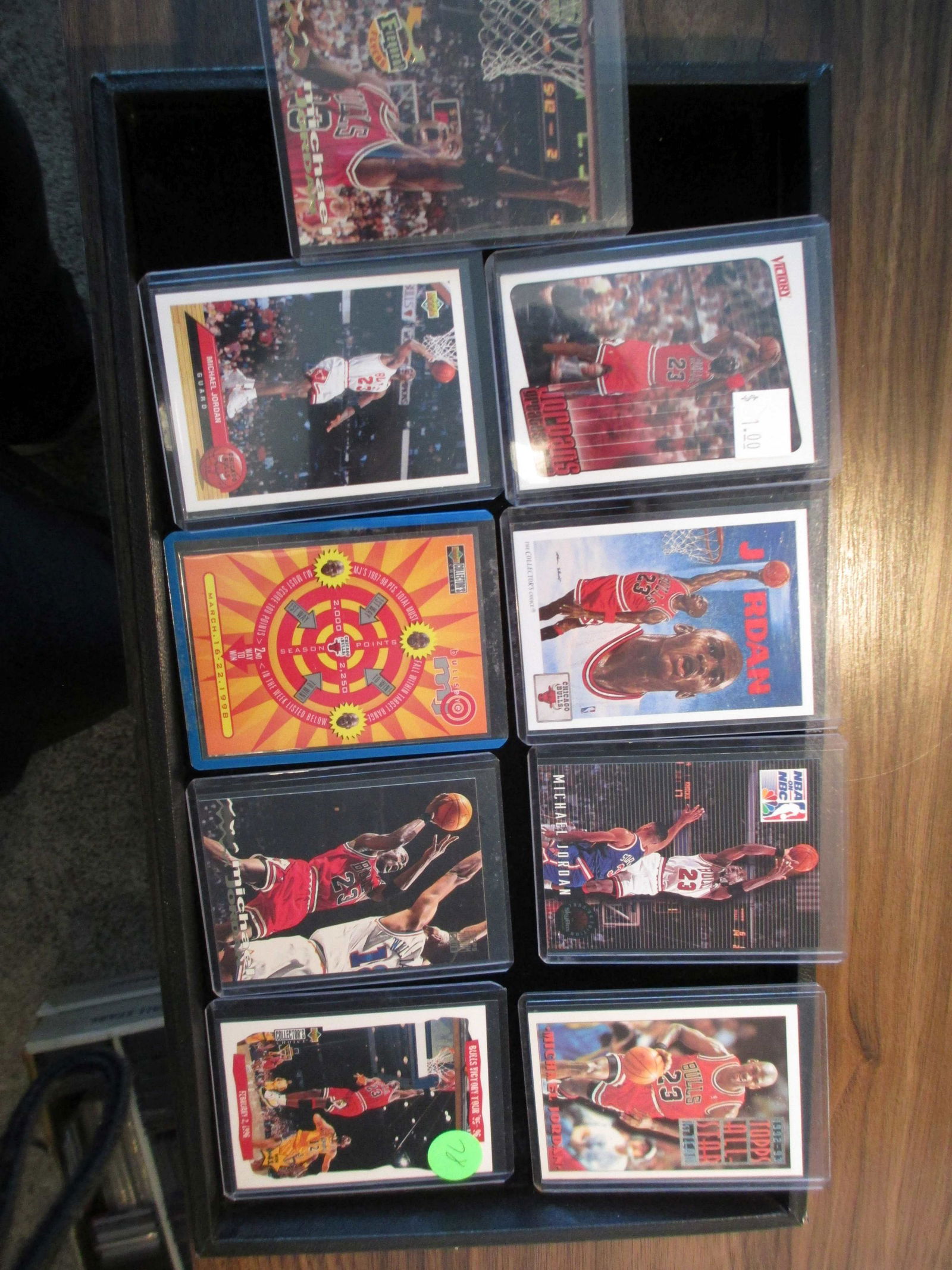 michael jordan card lot 9 cards total (1 of 1)