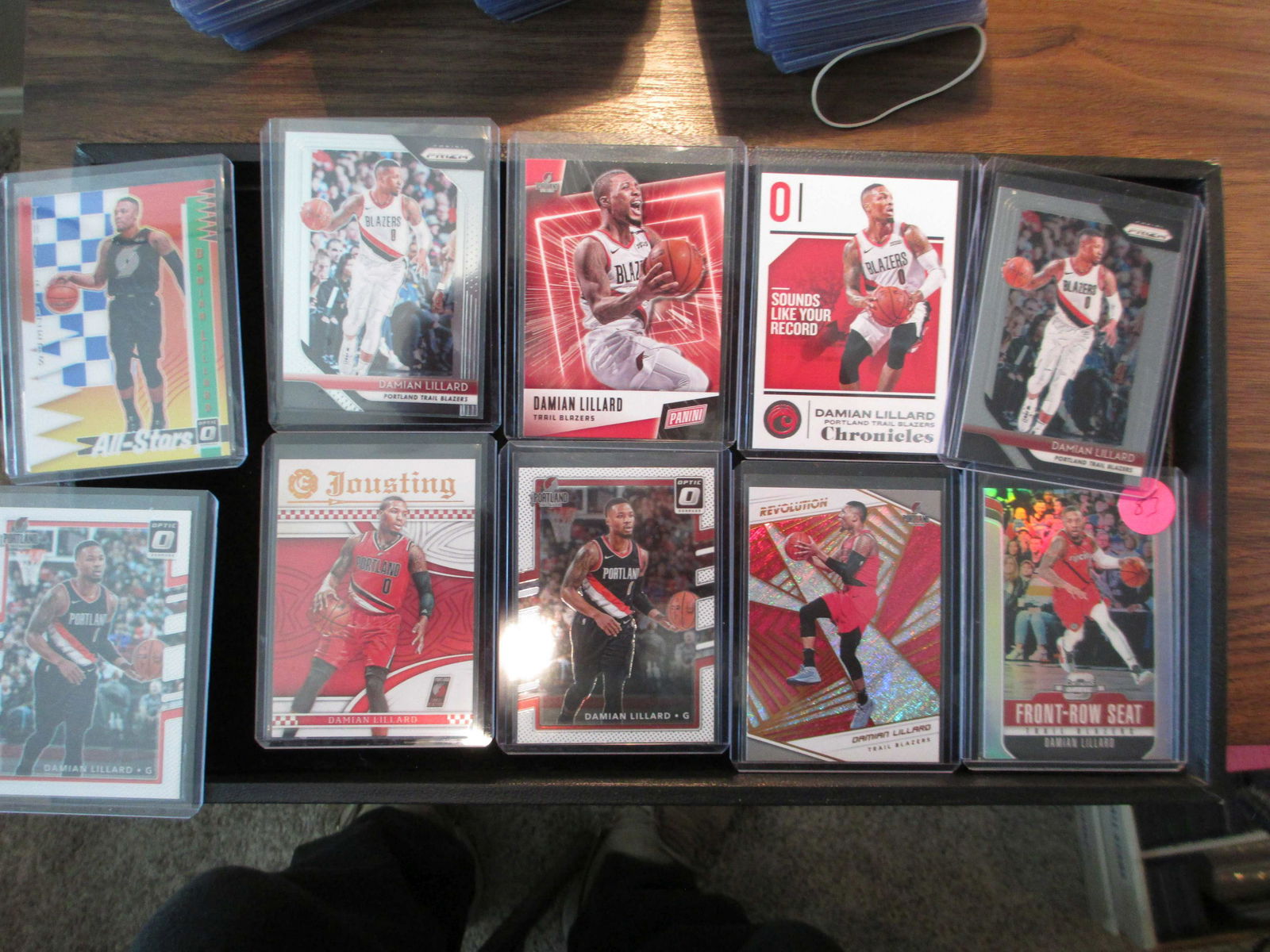 lot of 10 damian lillard cards (1 of 1)