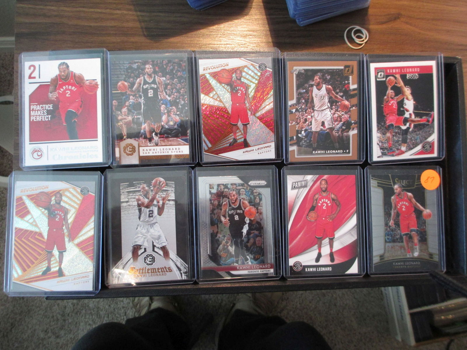 lot of 10 kawhi leonard cards (1 of 1)