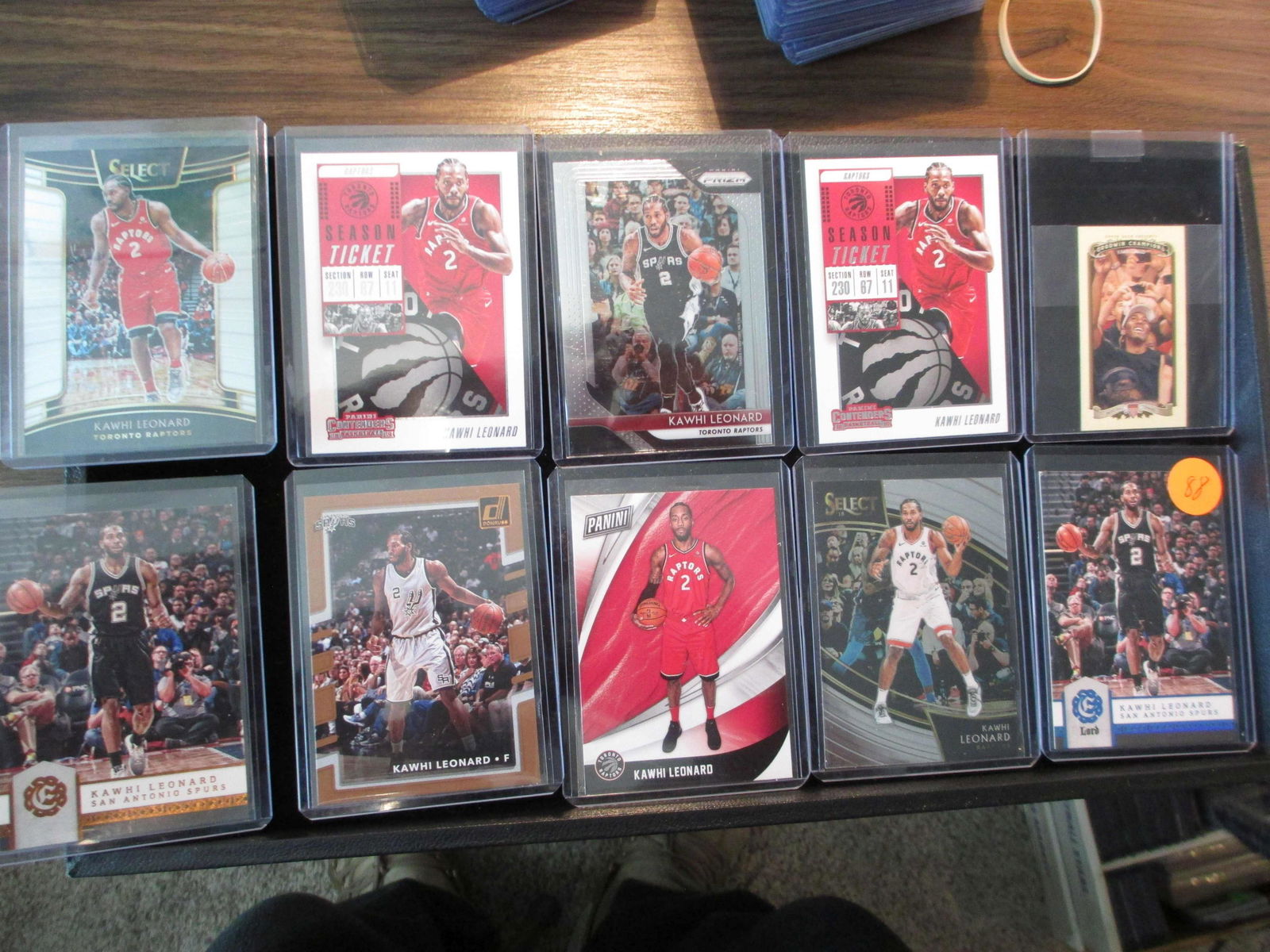 lot of 10 kawhi leonard cards (1 of 1)