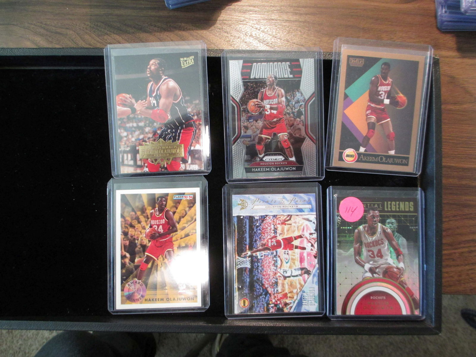 lot of 6 hakeem olajuwon cards (1 of 1)