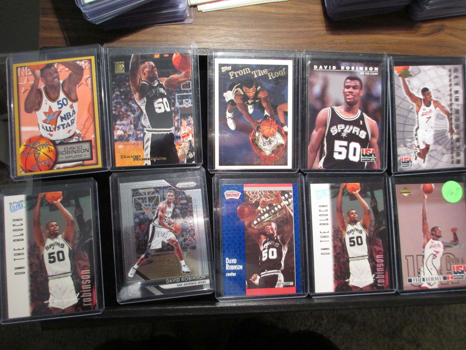 lot of 10 david robinson cards (1 of 1)