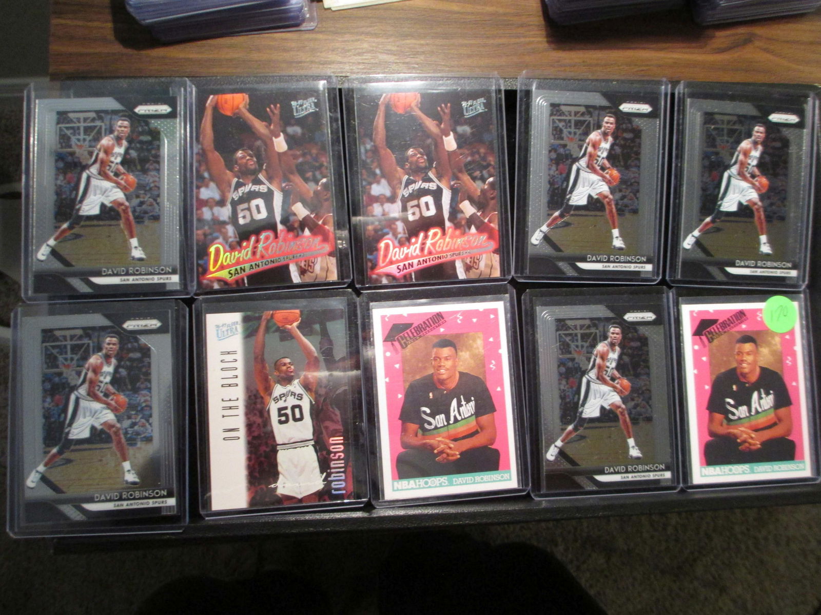 lot of 10 david robinson cards (1 of 1)