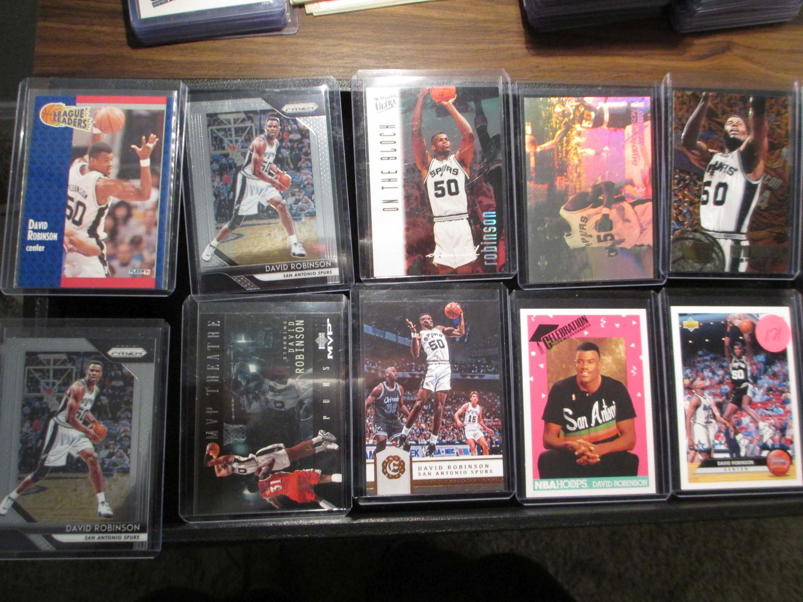 lot of 10 david robinson cards (1 of 1)