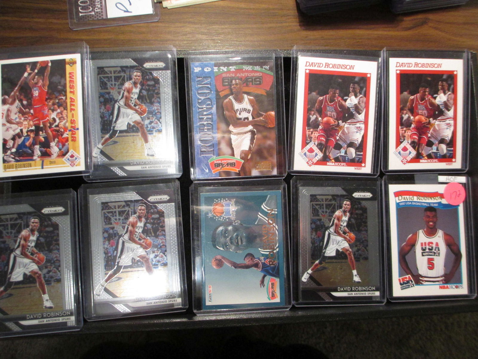lot of 10 david robinson cards (1 of 1)