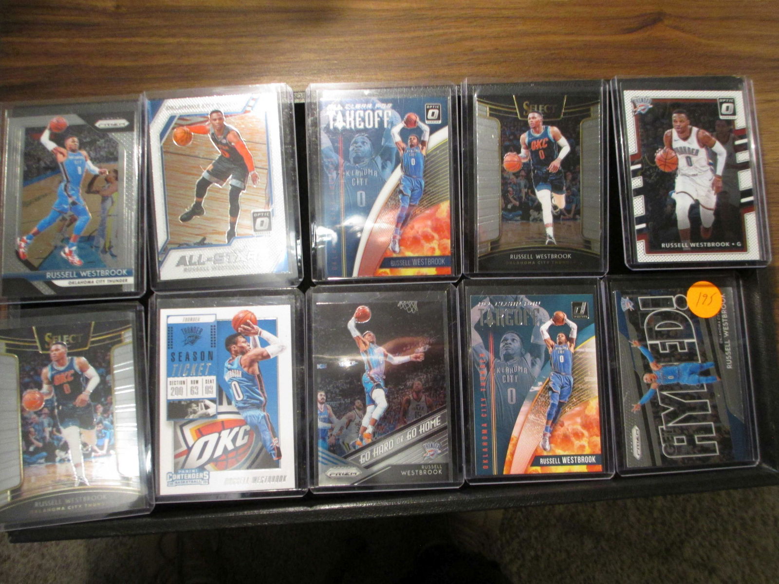 lot of 10 russell westbrook cards (1 of 1)