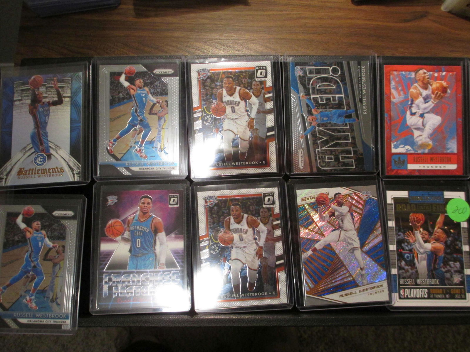 lot of 10 russell westbrook cards (1 of 1)