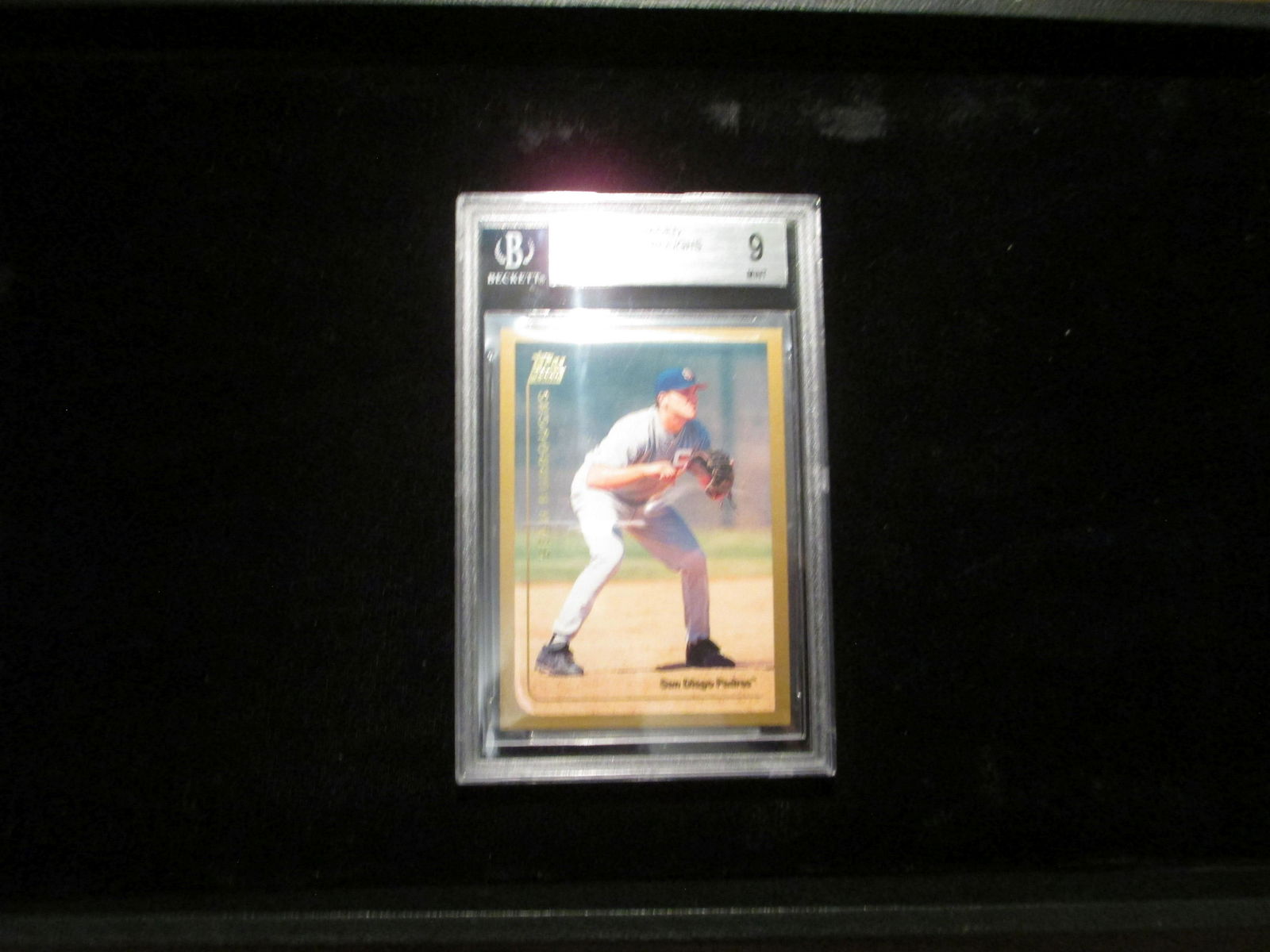 beckett graded 1999 topps sean burroughs mint 9 (1 of 1)